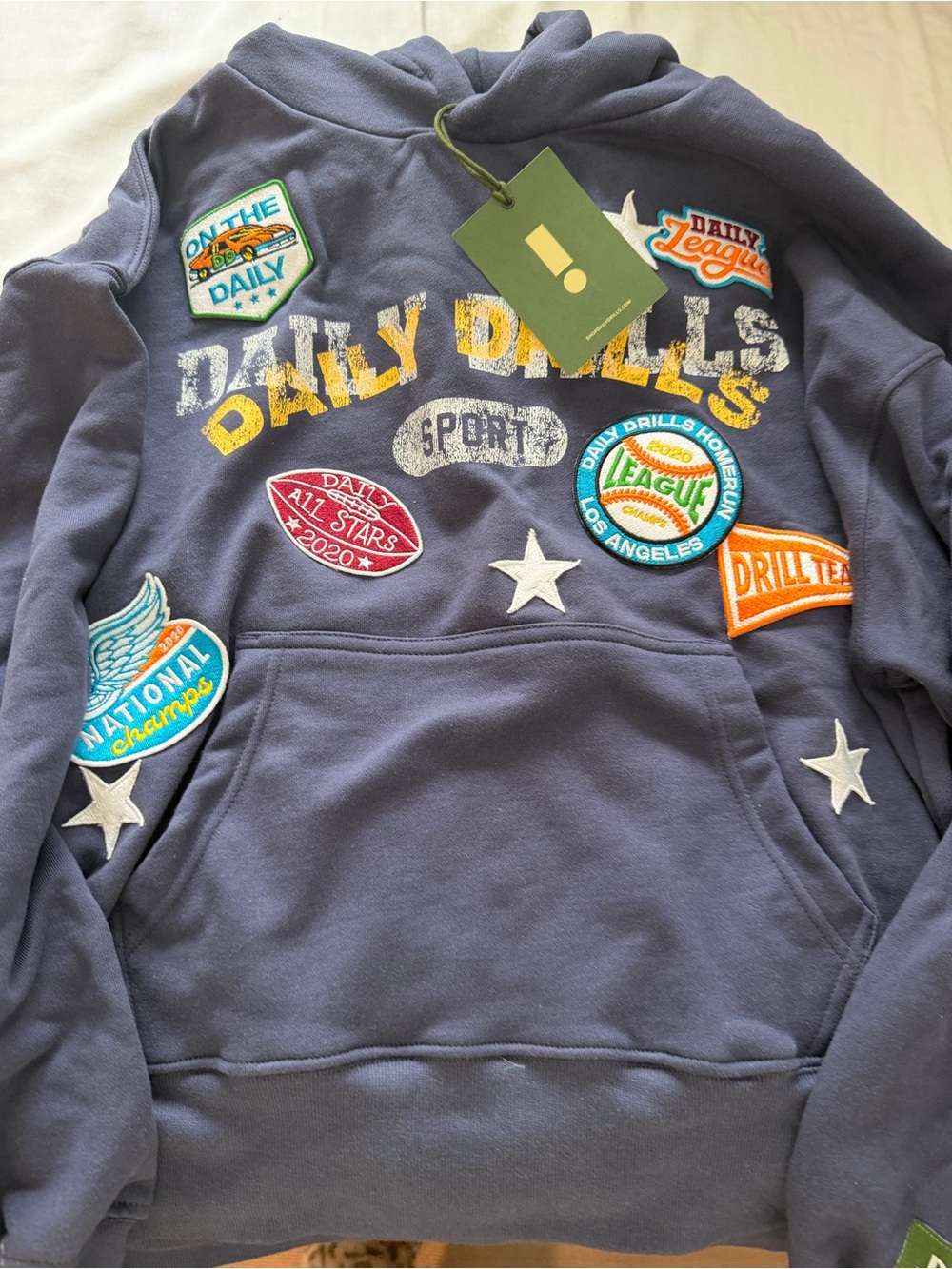 Daily Drills Navy All Stars Hoodie - Picture 7 of 7